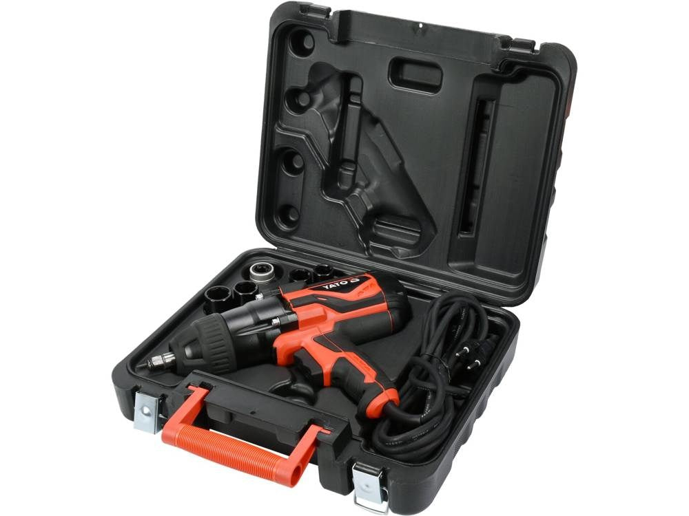 Yato YT-82021 power wrench 1/2  2600 RPM 600 N·m Black  Red 1020 W