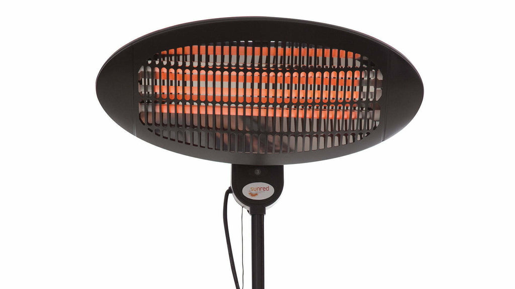 SUNRED Quartz Electric Space Heater Black 2000W - Model SMQ2000A