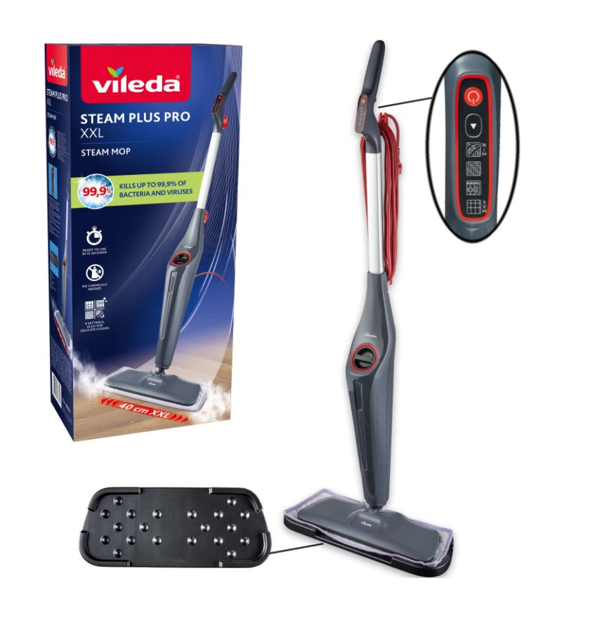 VILEDA Steam Mop Steam Plus XXL Pro