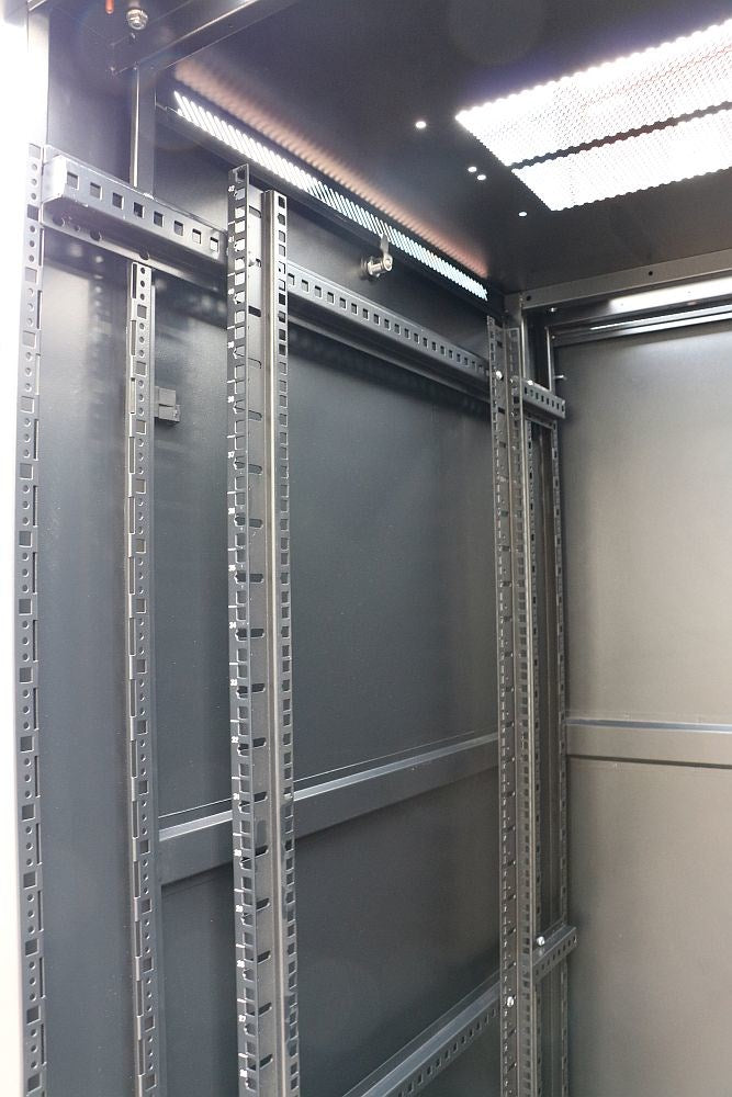 Extralink Rackmount Cabinet 42U 600x800 Black Standing