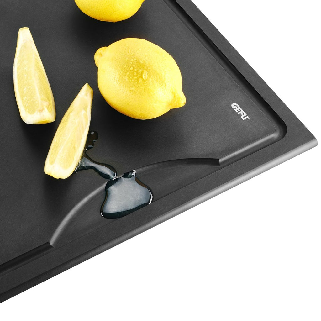 GEFU SLIZE Rectangular Wood Cutting Board Grey