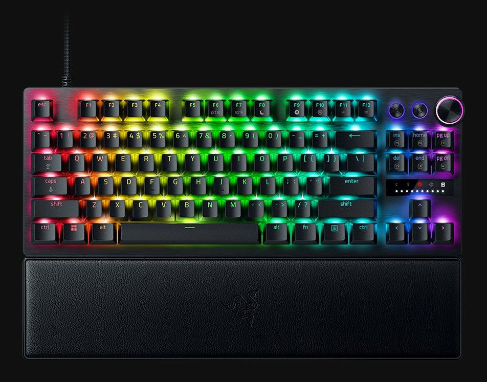 Razer Huntsman V3 Pro Tenkeyless Keyboard - Optical Switches - USB Type-C - RZ03-04980100-R3M1