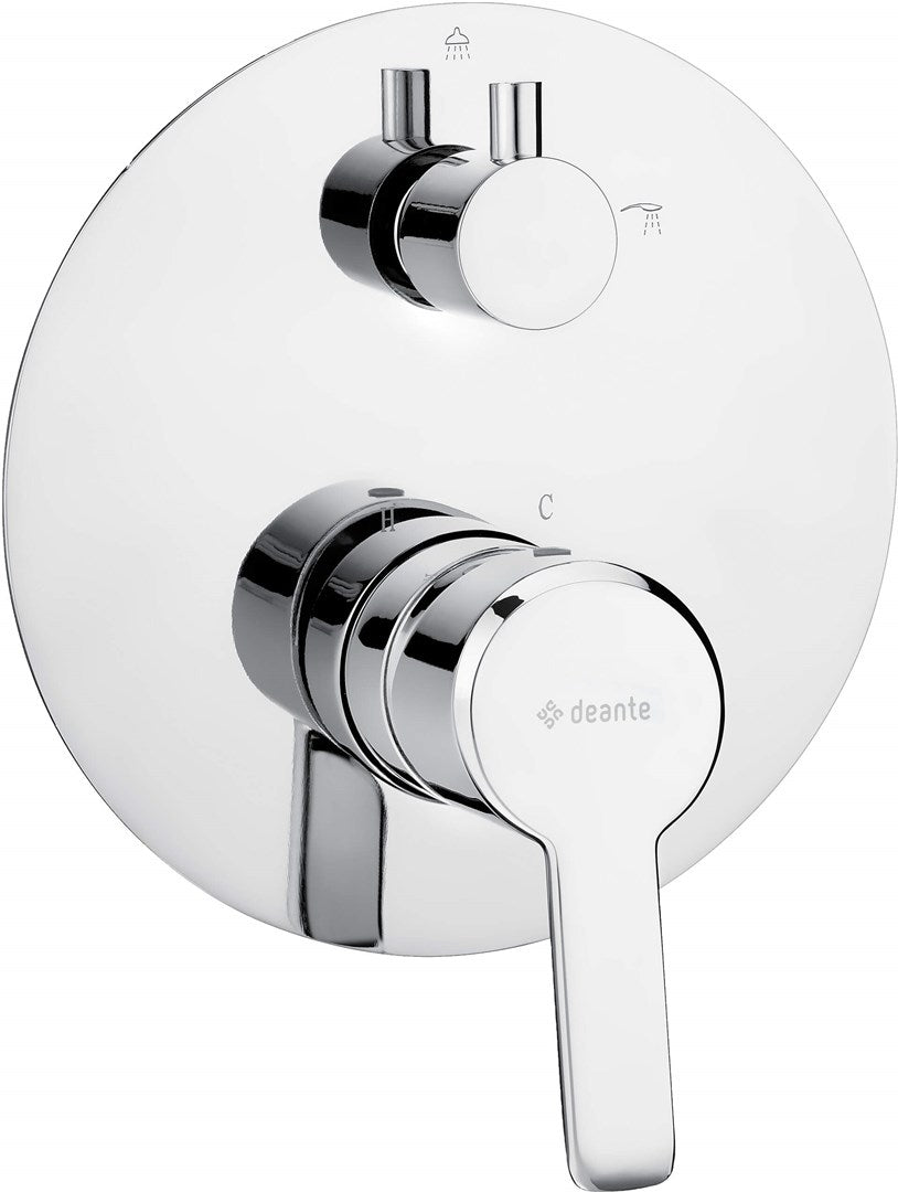 Deante Concealed Shower Mixer Chrome Arnika BQA 044P