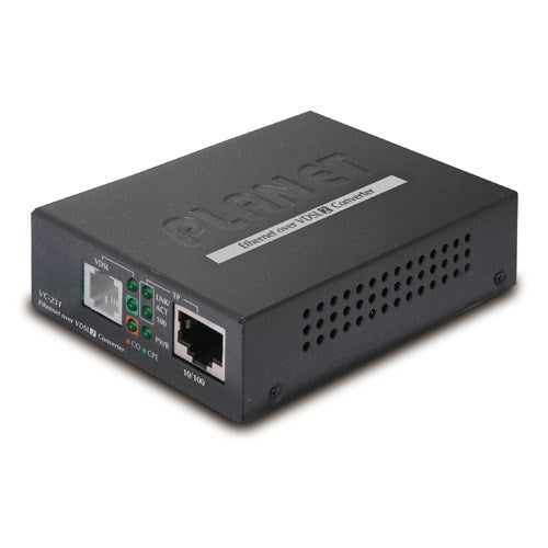 PLANET VC-231 Network Media Converter 100 Mbit/s Black