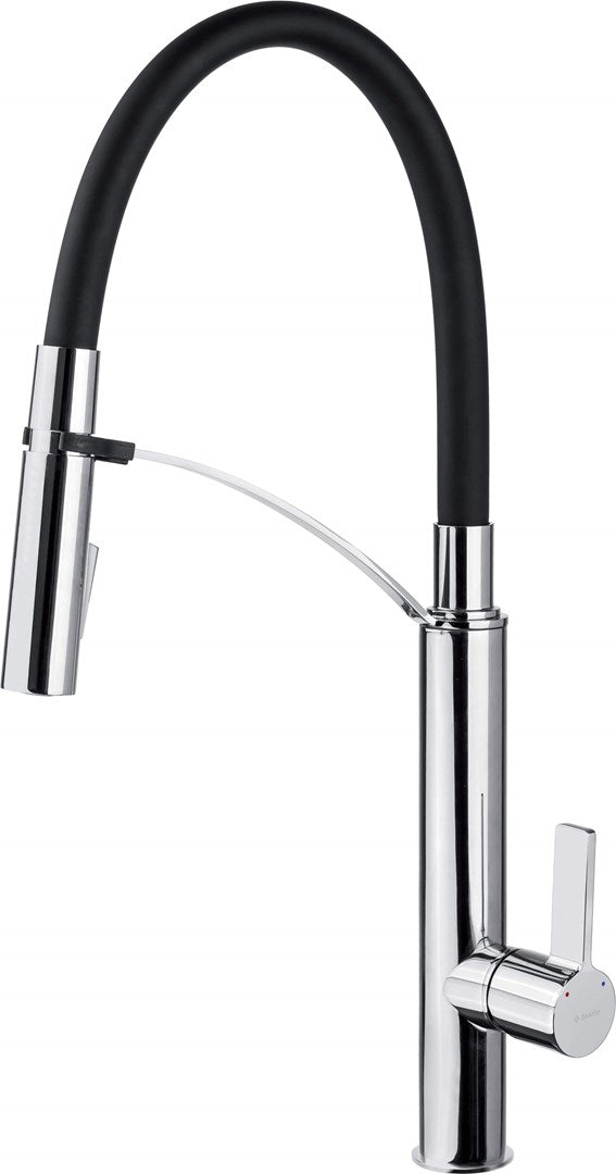 Kitchen faucet with pull-out spout