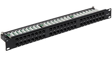 Delta Energy Systems Patch Panel RJ-45 PP-48/RJ/C Networks and Security Systems 55 mm Width 500 mm Length