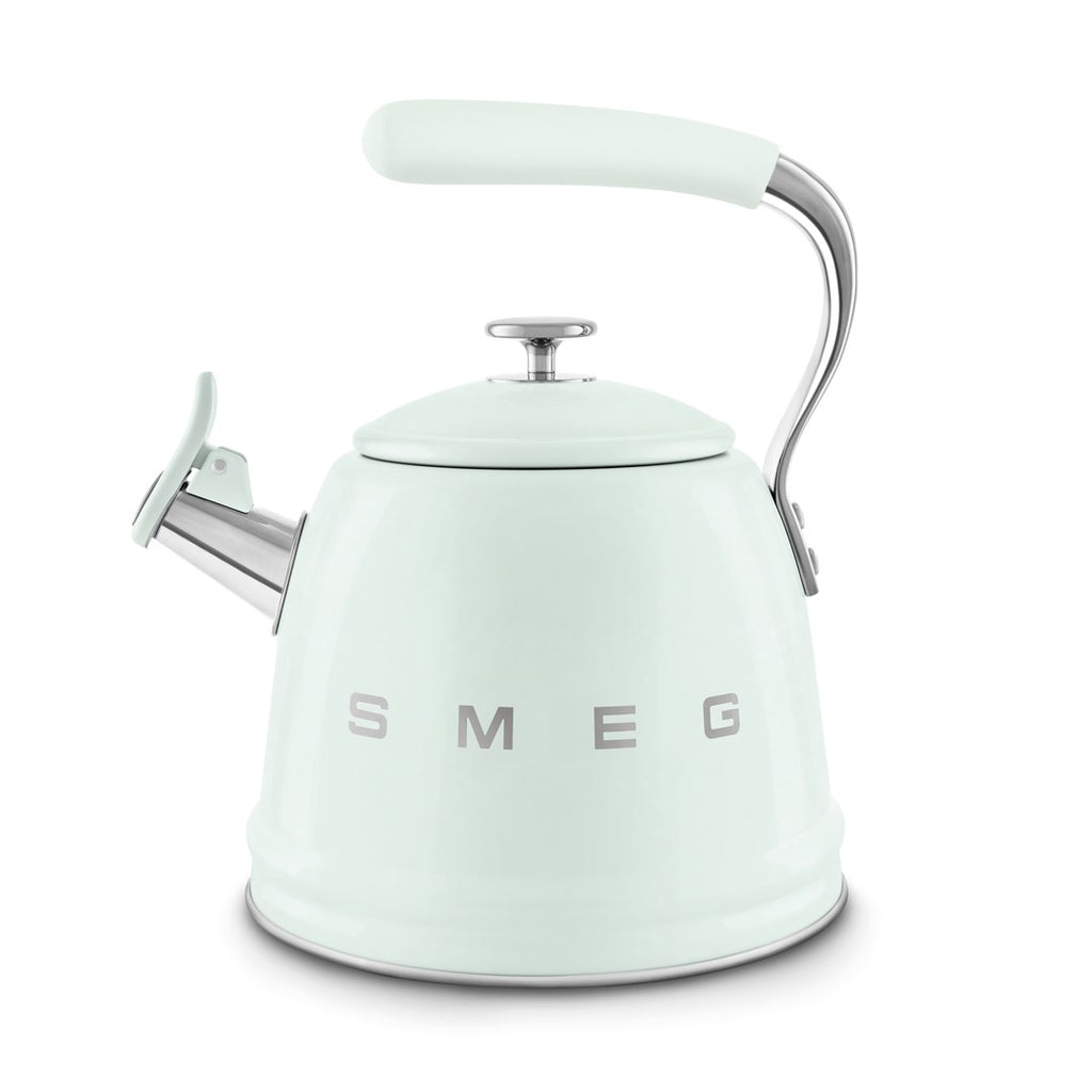 SMEG Non-Electric Kettle 2.3 L Stainless Steel Pastel Green WKF01PG