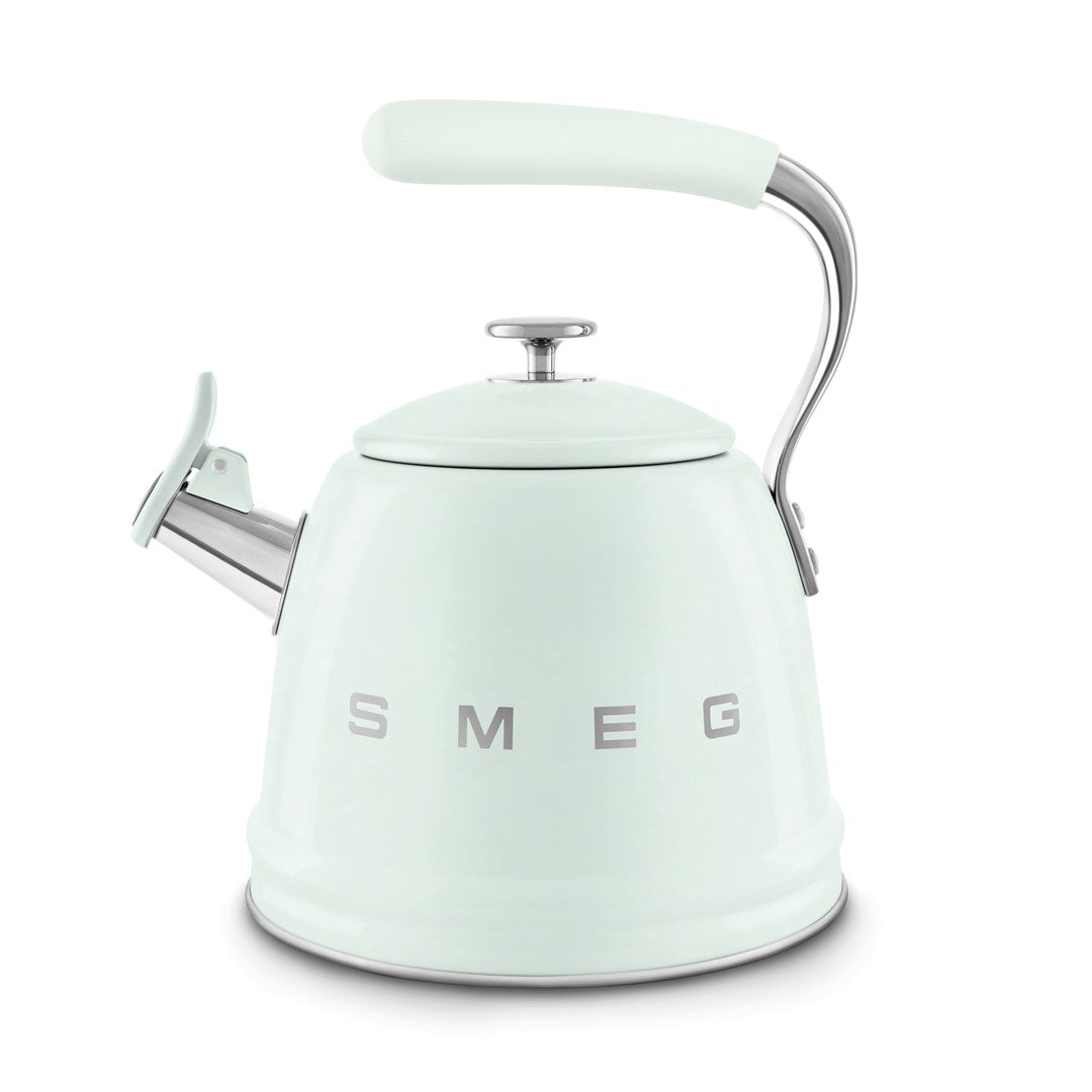 SMEG Non-Electric Kettle 2.3 L Stainless Steel Pastel Green WKF01PG