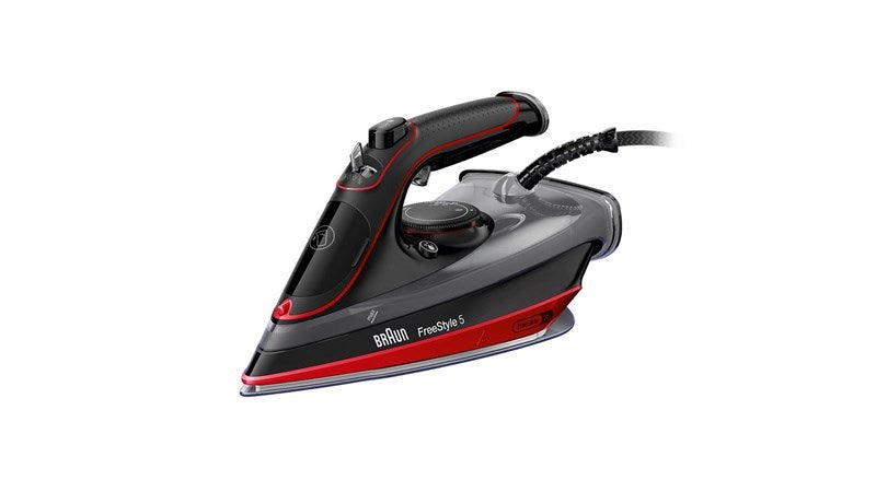 Braun TexStyle 5 Steam Iron Ceramic Soleplate 2700 W Black, Red | Model 0127406020
