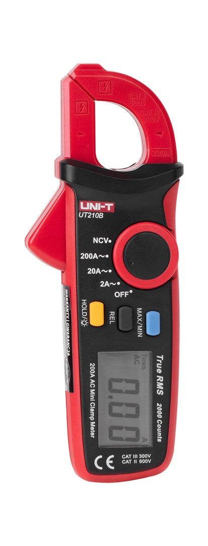 UNI-T UT210B Clamp Meter 200A AC Measuring Equipment 2000 g 30 mm x 260 mm x 110 mm
