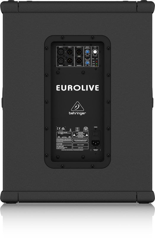 Behringer EUROLIVE B1500XP Loudspeaker 2-Way Black Wired