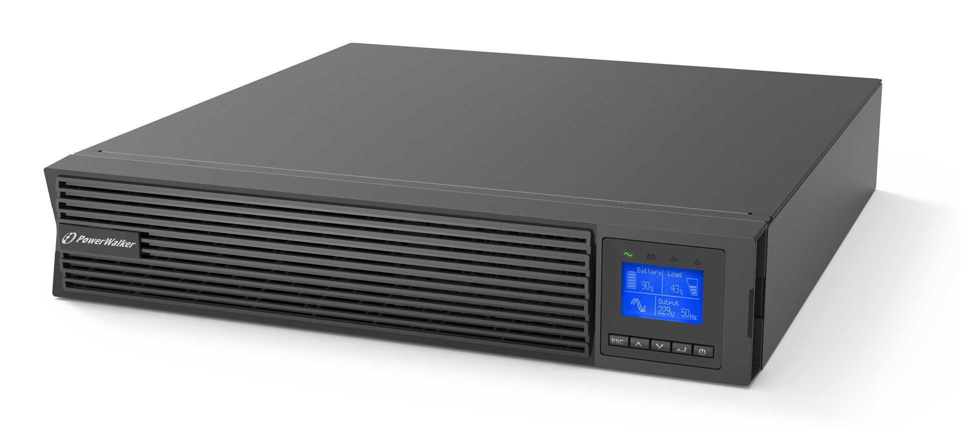 PowerWalker VFI 1000 ICR IoT - Online UPS - 1 kVA - 1000 W - 8 AC Outlets