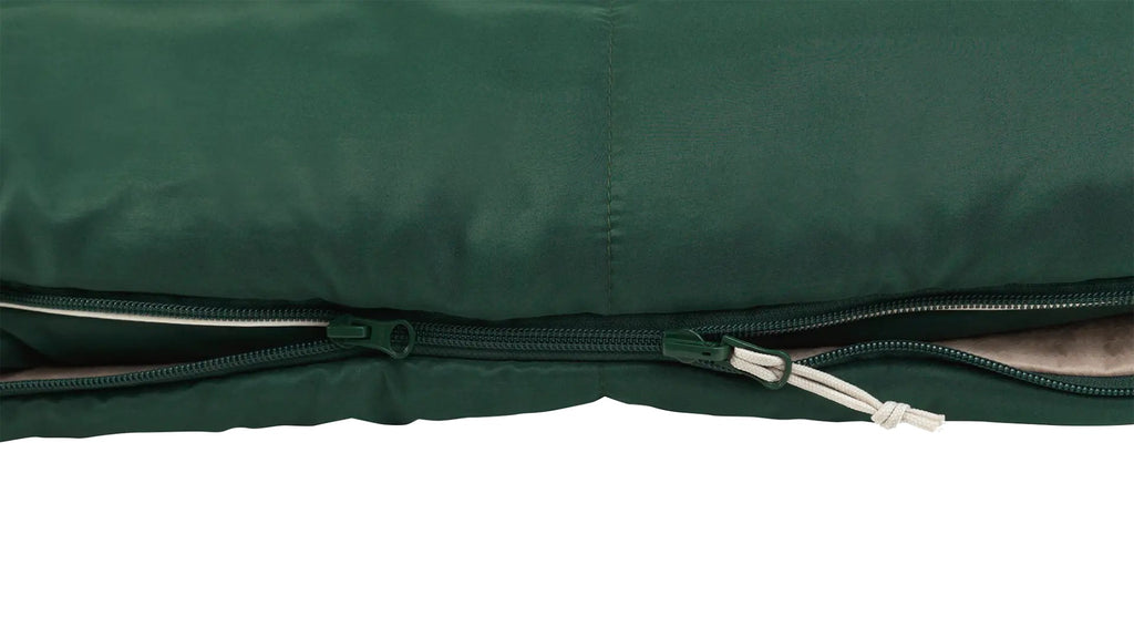 Outwell Contour Prime Adult Rectangular sleeping bag Polyester Green