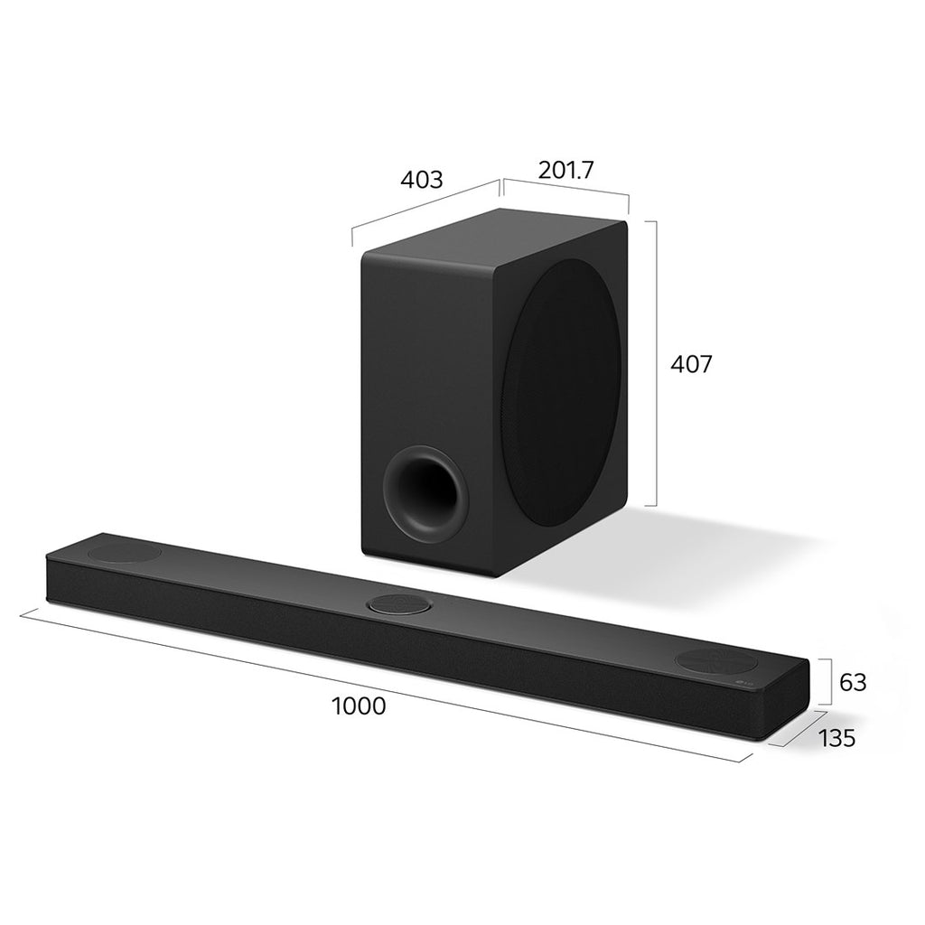 LG Soundbar 3.1.3 Channels 480 W RMS S80TY.DEUSLLK