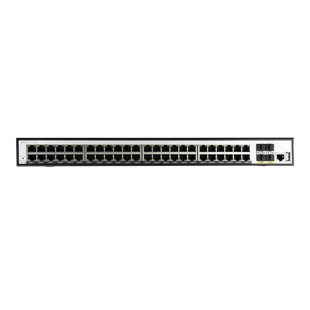 BCS Switch 48-Port Gigabit Ethernet with 4 SFP Slots Model BCS-SP48G-4SFP-M