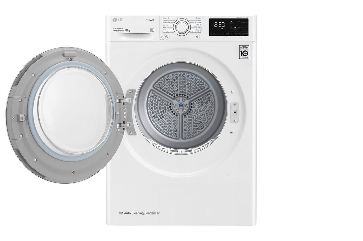 LG Tumble Dryer RH80V3AV6N 8 kg Capacity Freestanding Home Appliances