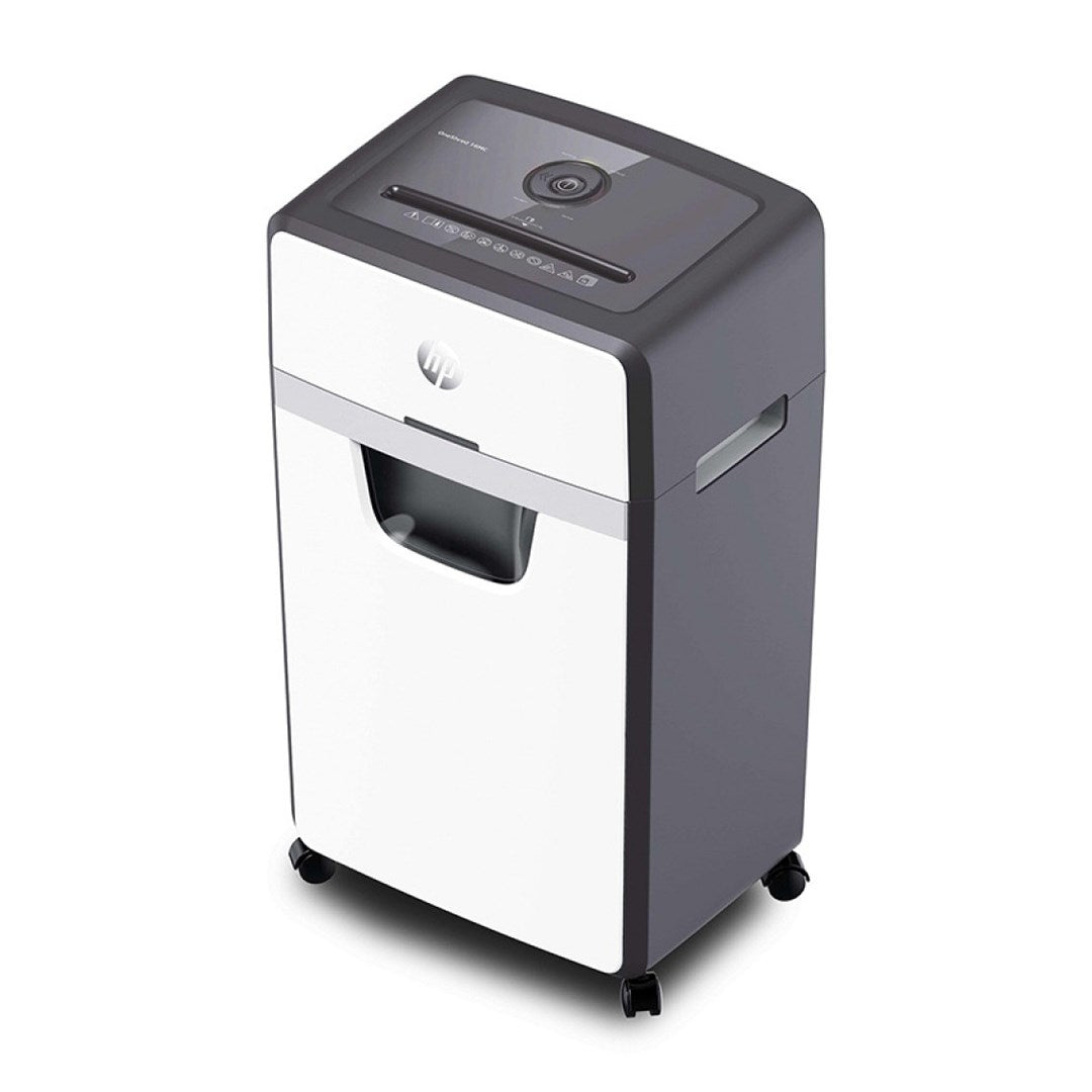 HP ONESHRED 16MC Micro-Cut Shredder P-5 16 Sheets 30 L Light Grey