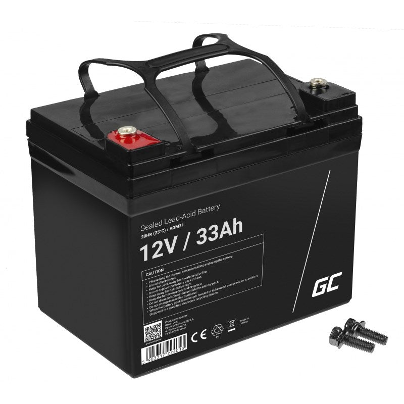 Green Cell AGM21 UPS Battery Sealed Lead Acid 12V 33Ah