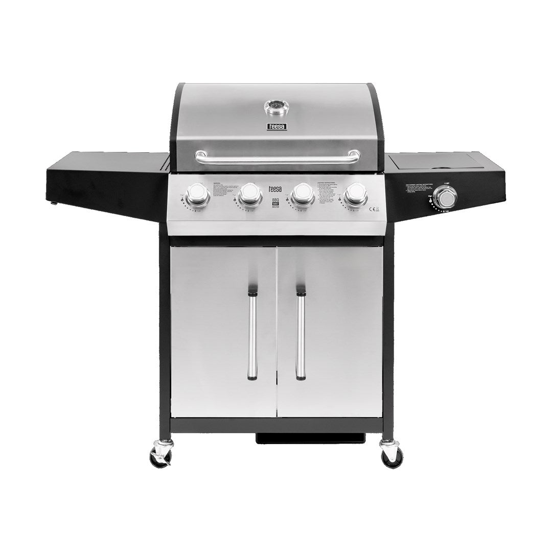 Teesa BBQ 5007 MASTER gas grill with 5 burners and space for a tank