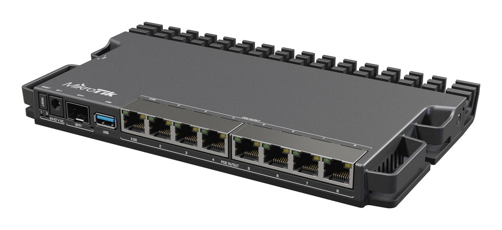 Mikrotik RB5009UPR+S+IN Router with 8-Port Switch - GigE, 2.5 GigE (RB5009UPR+S+IN)