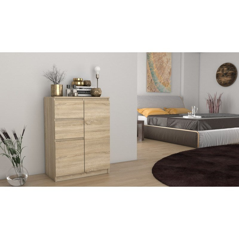 Topeshop Chest of Drawers 2D2S Sonoma 70x97 Modern