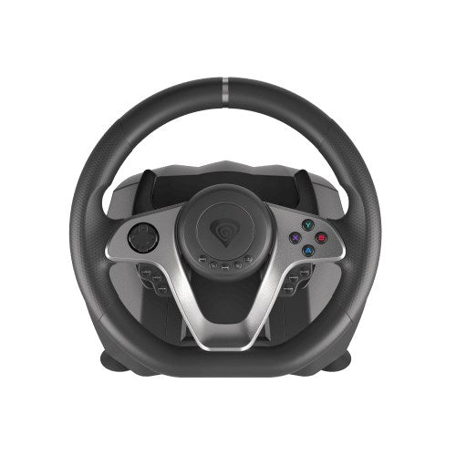 GENESIS Seaborg 400 Steering Wheel + Pedals USB Nintendo Switch PC PlayStation 4 PlayStation 3 Xbox 360 Xbox One Xbox One S Xbox One