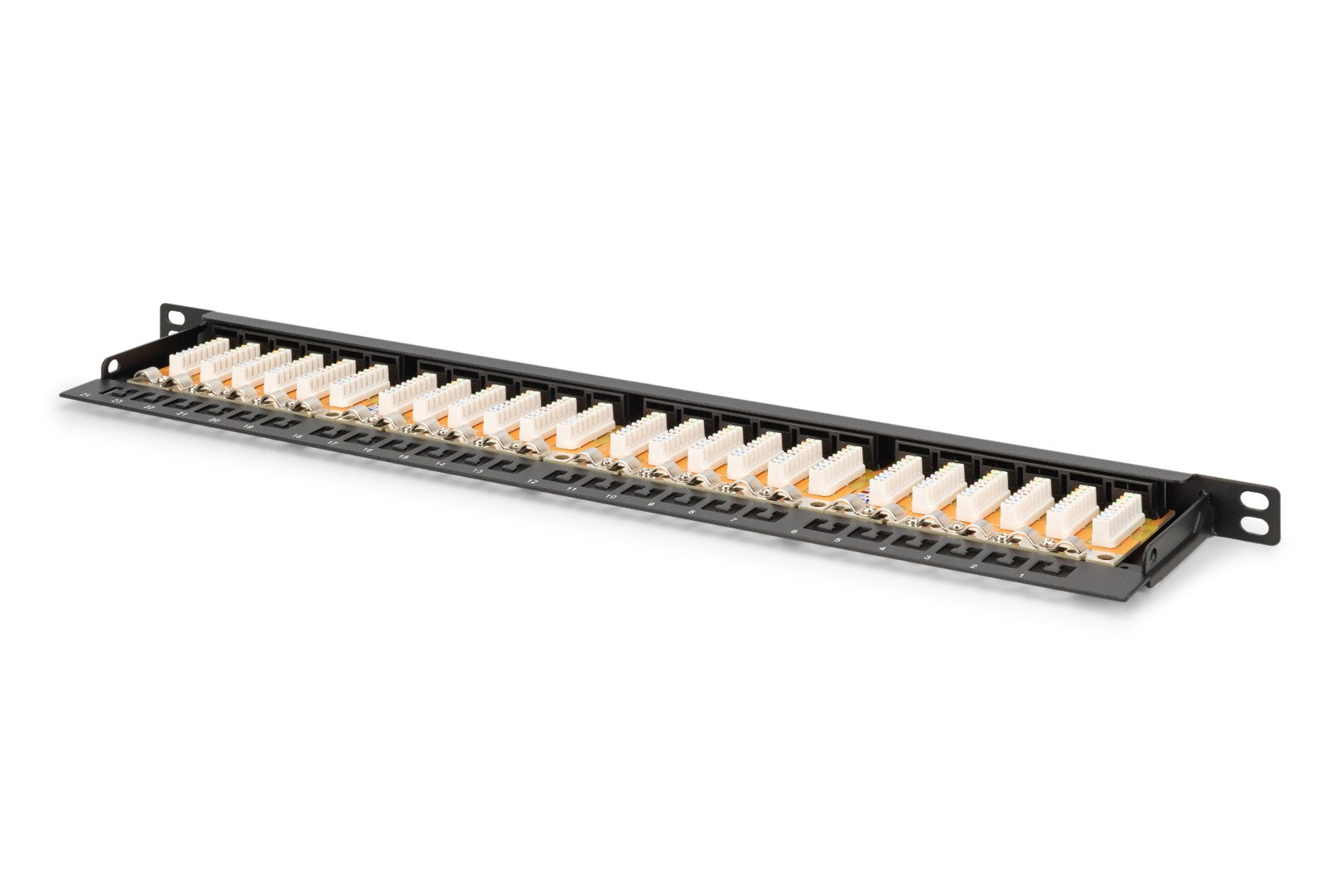 DIGITUS® CAT 6 Class E High Density Patch Panel - Unshielded 0.5U DN-91624U-SL-SH