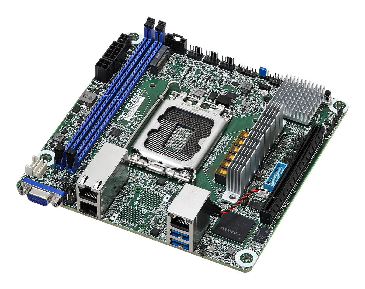 Asrock Motherboard EC266D2I - Mini ITX - LGA 1700 - 32GB - DDR5 - 4800MHz