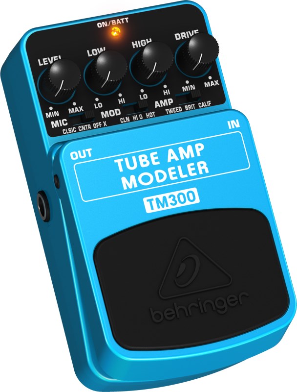 Behringer TM300 effects pedal Black  Blue