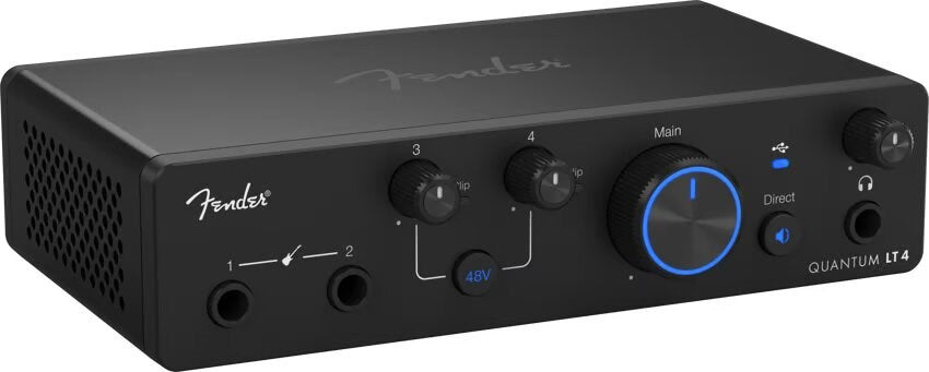 Fender Quantum LT 4 - USB-C audio interface