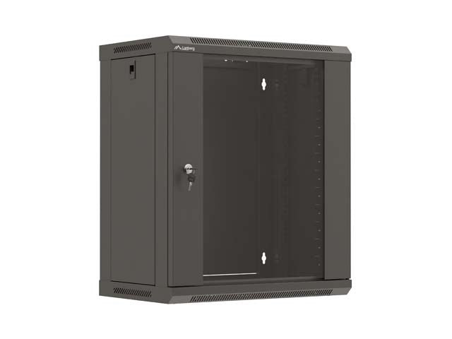 Lanberg Wall Mounted Rack Cabinet 12U Black WF03-5312-10B