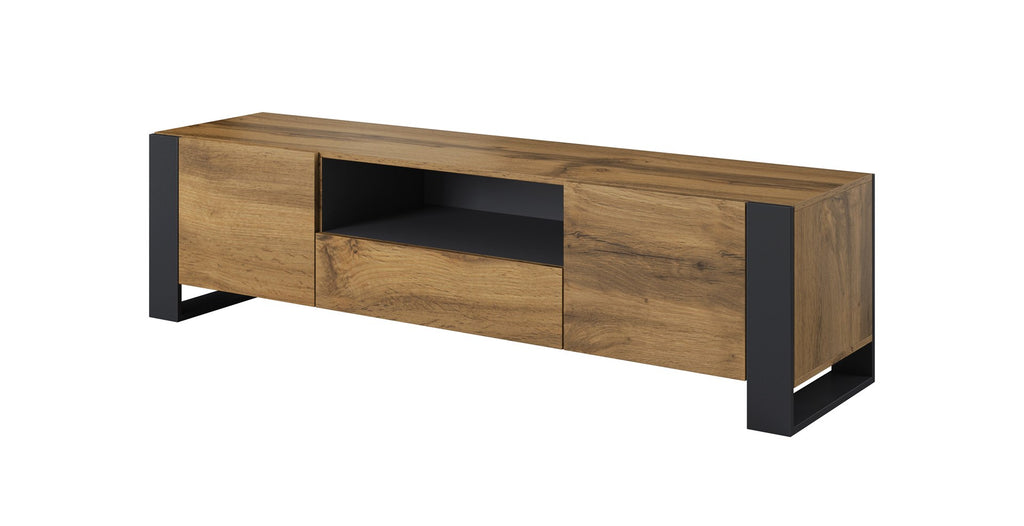 Cama TV Stand WOOD 180 cm Wotan/Anthracite