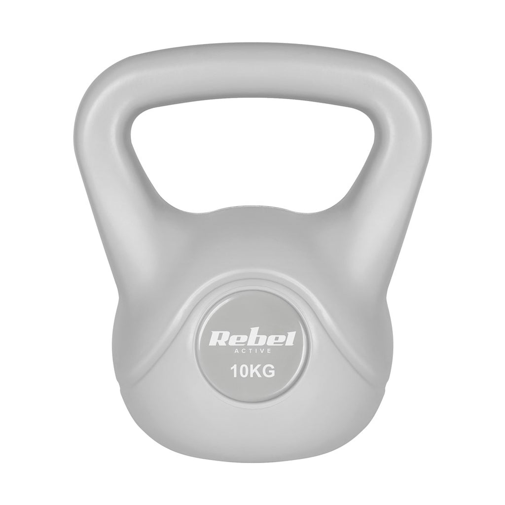 REBEL ACTIVE Kettlebell Bituminous Gray 10 kg