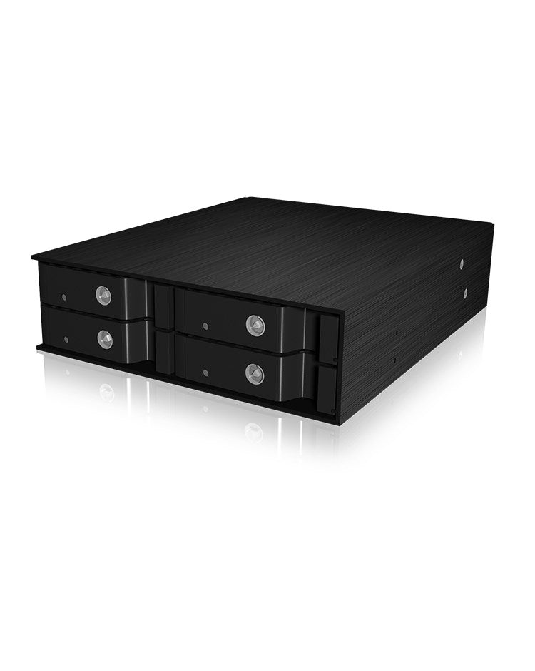 ICY BOX IB-2240SK - Gehäuse für Speicherlaufwerke mit Lüfter - 2.5" (6.4 cm) - black (IB-2240SSK)