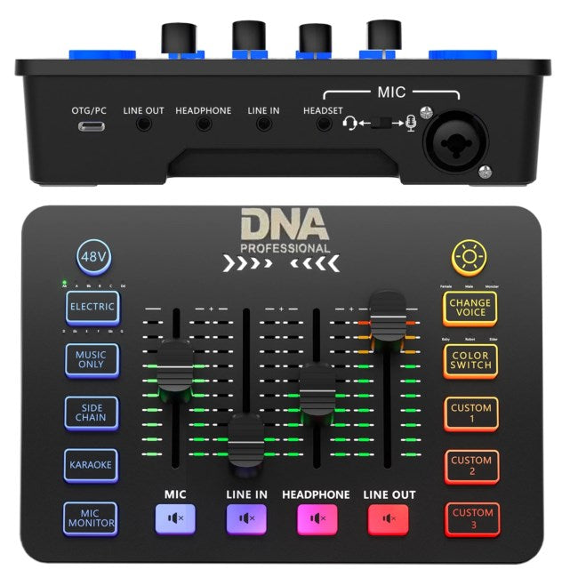 DNA SC ONE USB Audio Mixer Voice Changer Sound Effects