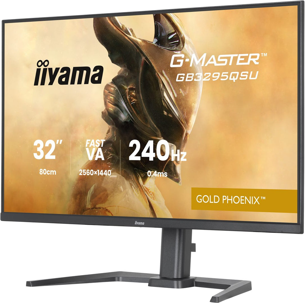 iiyama G-MASTER GB3295QSU-B1 computer monitor 80 cm (31.5 ) 2560 x 1440 pixels Quad HD LED Black