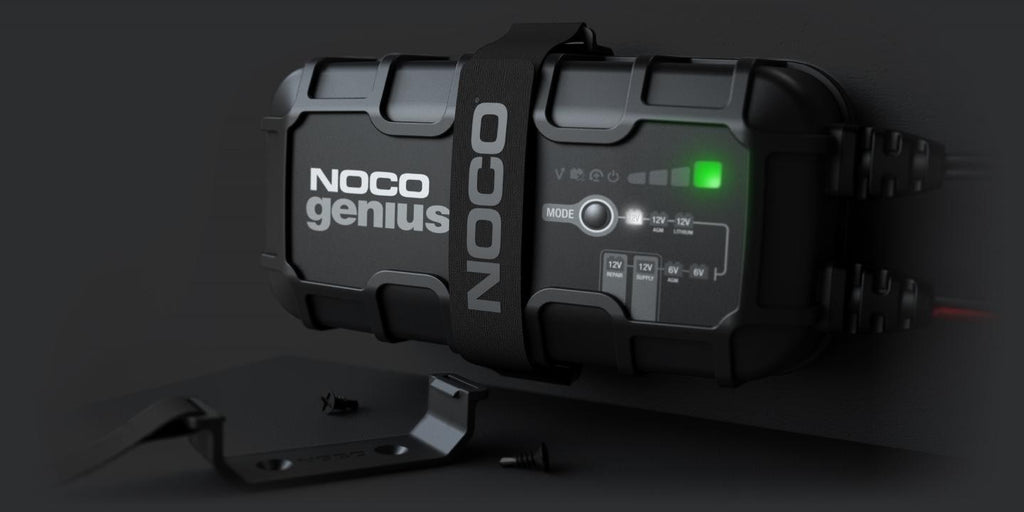 NOCO GENIUS10 EU - 10A Battery Charger - for 6V/12V Batteries - Maintenance and Desulfurization Function (GENIUS10EU)
