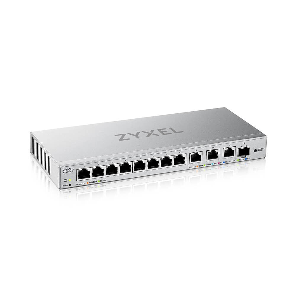 ZyXEL XGS1250-12 12-Port Smart Managed MultiGig Switch - 12-Port Switch - XGS1250-12-ZZ0102F