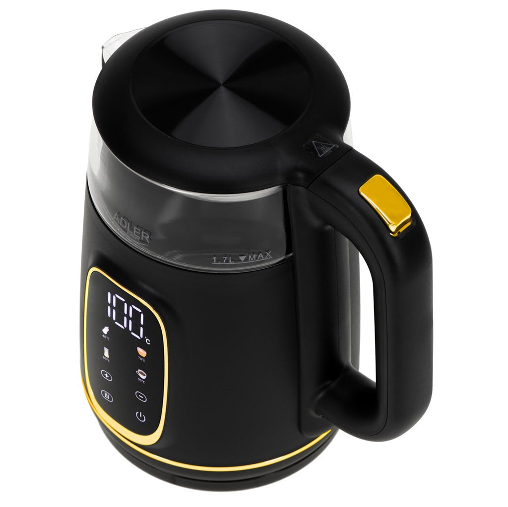 ADLER AD 1305 electric kettle black-gold