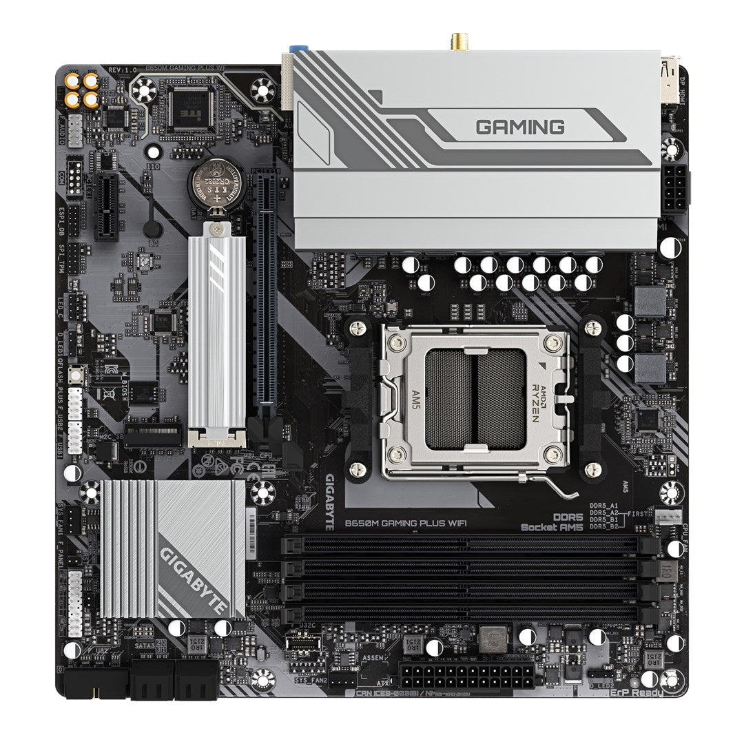 Gigabyte B650M Gaming Plus WF B650 AM5 mATX DDR5 Micro/Mini/Flex-ATX Zen4