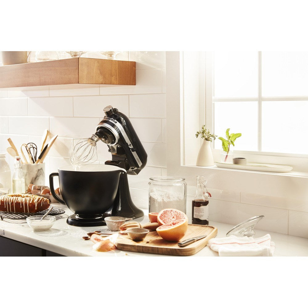 KitchenAid 5KSM175PSEOB mixer Stand mixer 300 W Black  Stainless steel
