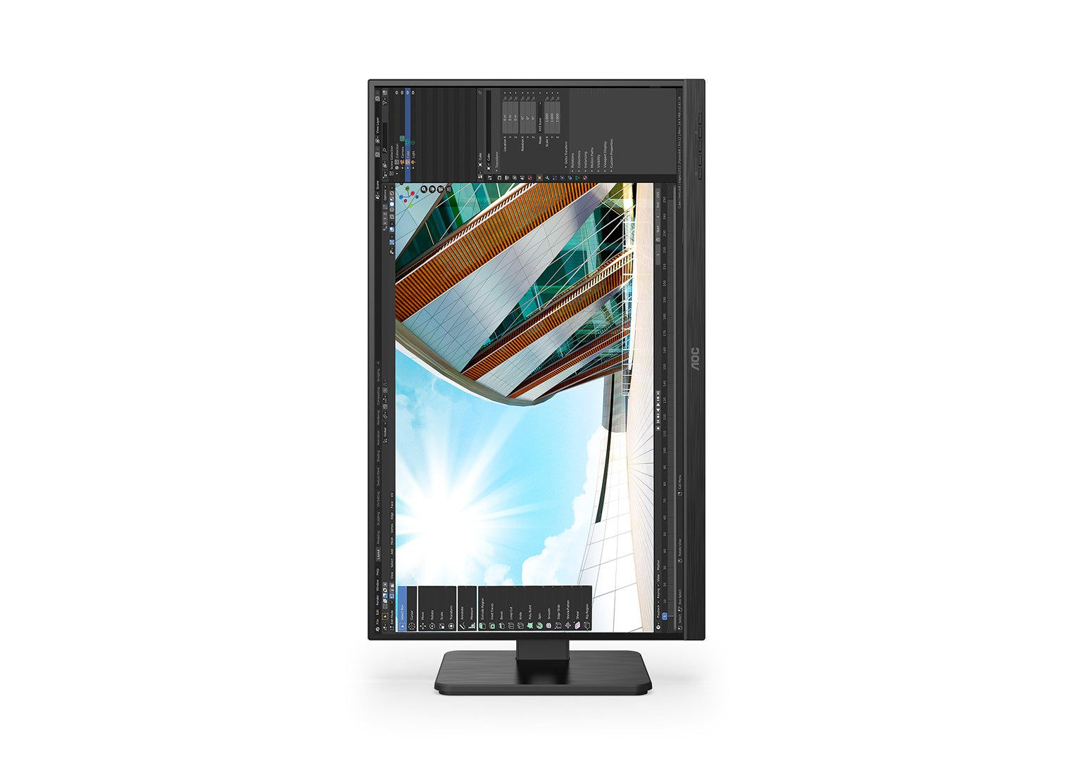 AOC 27P2Q LED Monitor 27" Full HD 1920 x 1080 IPS Black