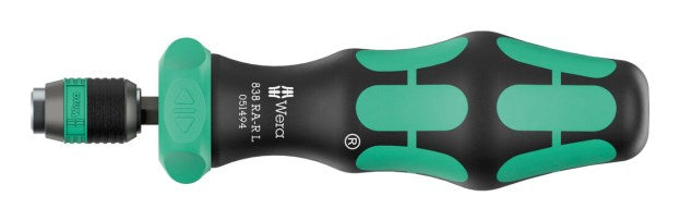 Wera 838 RA-R L Ratchet Screwdriver - Premium Bit-Holding (05051494001)