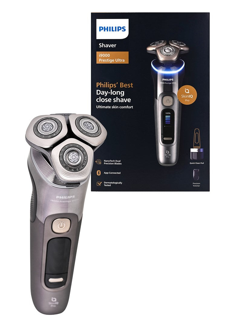 Philips Electric Shaver XP9402/31 Prestige Ultra Wet and Dry with SkinIQ Pro i9000