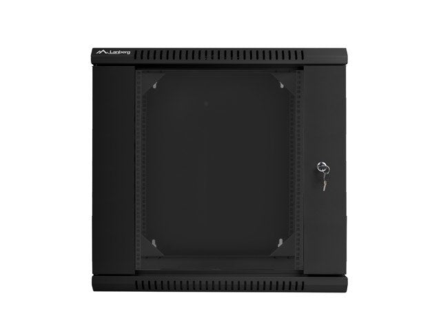 Lanberg WF02-6612-10B 19" 12U Wall-Mounted Rack Cabinet Black