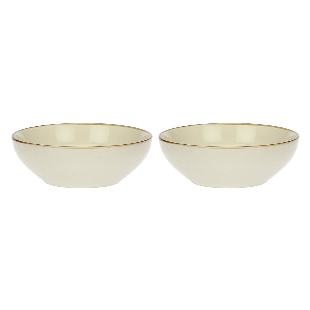 Rose&Tulipani Set of 2 Concerto Avorio Salad Bowls - Ivory, 26 cm - R134000009-Z