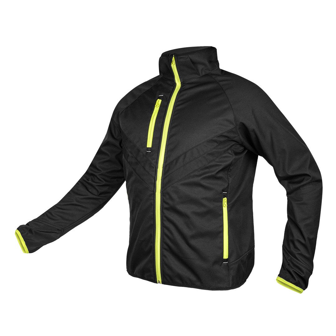 MIX&MATCH Softshell Jacket Black and Yellow Size L