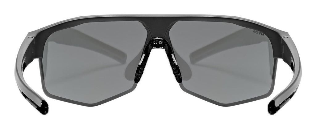 Uvex 5330812216 sports glasses Unisex Semi rimless Black Interchangeable lenses