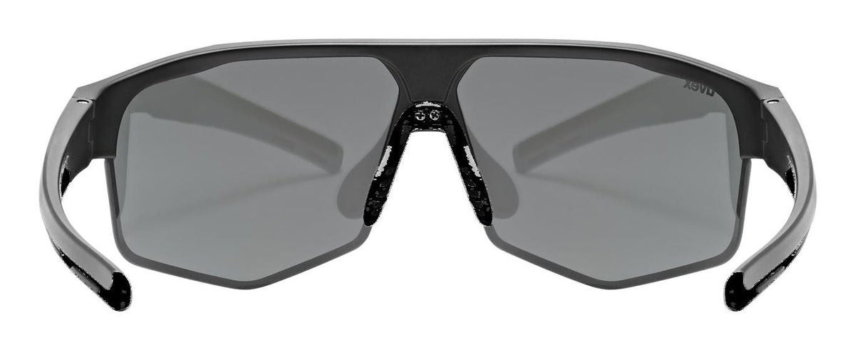 Uvex 5330812216 sports glasses Unisex Semi rimless Black Interchangeable lenses