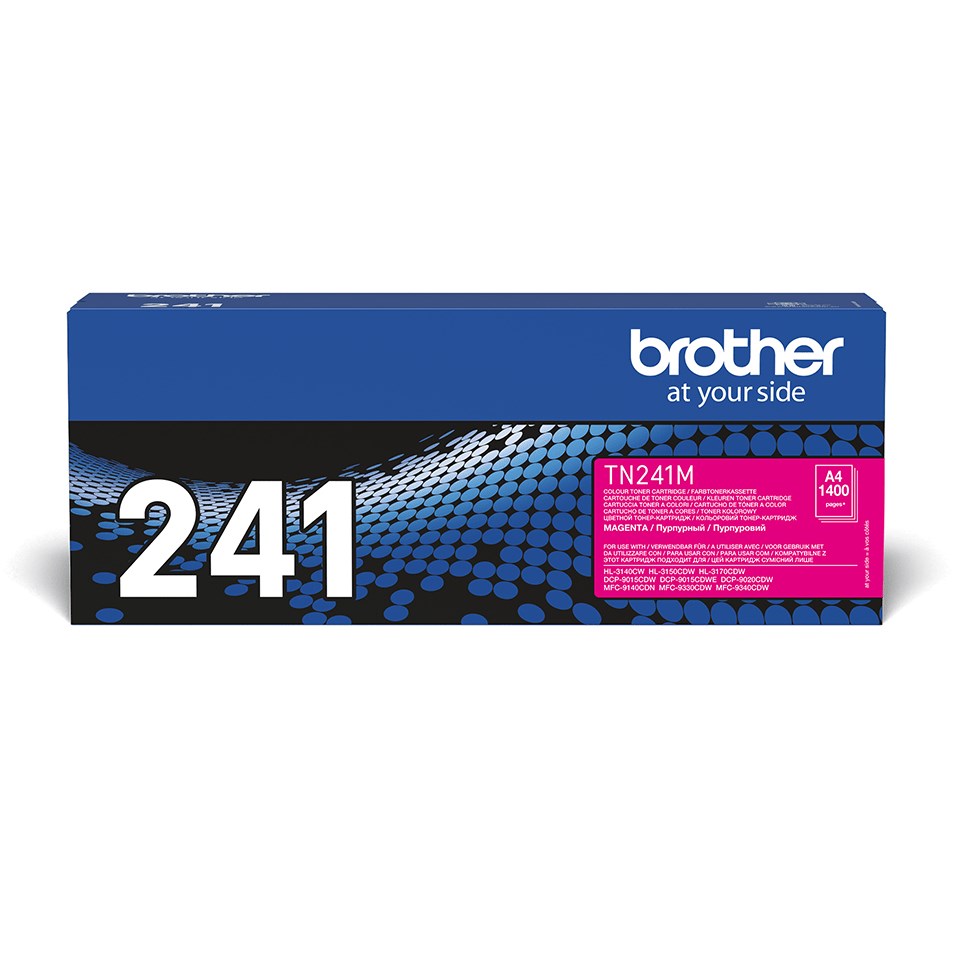 Brother TN-241 M Magenta Toner Cartridge 1400 Pages